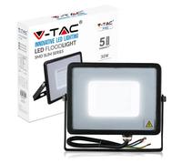 V-TAC VT-30 30W LED A+ Negro Proyector - Proyectores (30 W, LED, Negro, LED, A+, Blanco)