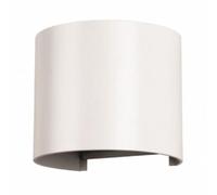 V-TAC VT-756 Aplique de pared para exterior Blanco E27 LED 6 W A++ - Iluminación al aire libre (Aplique de pared para exterior, Blanco, Aluminio, IP65, Entrada, Cochera, Jardín, Patio, Blanco)