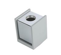 V-TAC VT-860 1xGU10-GU5,3 Montaje en Superficie Cuadrado de hormigón Gris con Metal Cromado para focos - SKU 3142