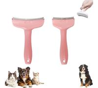V-Tooth Deshedding Comb, Celery Pets Celerypets V-Tooth Deshedding Comb, Doggocomfy Pet Comb Pro,Tight V-Shaped Teeth Shedding Combs with Ergonomic Handle (Pink,S+L)