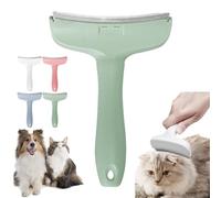 V-Tooth Deshedding Comb, Celery Pets V-Tooth Deshedding Comb, Doggocomfy Pet Comb Pro, Pet Deshedding Tool with Curve Blade, Dog & Cat Grooming Brush for Shedding (Green,Large)