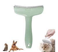 V-Tooth Deshedding Comb, Doggocomfy Pet Comb Pro, Tight V-Shaped Teeth Shedding Combs with Ergonomic Handle, Tight V-Shaped Teeth Desheddings Tool, Pet Hair Removal Brush (green,Large)
