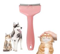 V-Tooth Deshedding Comb for Dog and Cat, Celery Pets Celerypets V-Tooth Deshedding Comb with Ergonomic Handle for Detangling and Dematting Long (Pink,Small)