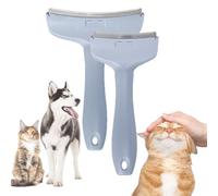V-Tooth Deshedding Comb for Dog and Cat, Celery Pets Celerypets V-Tooth Deshedding Comb with Ergonomic Handle for Detangling and Dematting Long (Blue,Small+Large)