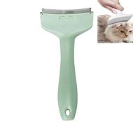 V-Tooth Deshedding Comb, Pet Hair Removal Tool, Deshedding Comb for Pets, Cat Hair Thinner for Shedding, Tight V-Shaped Teeth Desheddings Tool, Dog & Cat Grooming Brush (green,Small)