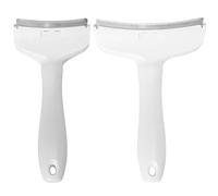 V-Tooth Deshedding Comb, Pet Hair Removal Tool, Deshedding Comb for Pets, Cat Hair Thinner for Shedding, Tight V-Shaped Teeth Desheddings Tool, Dog & Cat Grooming Brush (white,Small+Large)