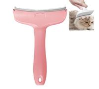 V-Tooth Deshedding Comb, Pet Hair Removal Tool, Deshedding Comb for Pets, Cat Hair Thinner for Shedding, Tight V-Shaped Teeth Desheddings Tool, Dog & Cat Grooming Brush (pink,Large)