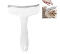 V-Tooth Deshedding Comb, Pet Hair Removal Tool, Deshedding Comb for Pets, Cat Hair Thinner for Shedding, Tight V-Shaped Teeth Desheddings Tool, Dog & Cat Grooming Brush (white,Large)