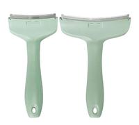 V-Tooth Deshedding Comb, Pet Hair Removal Tool, Deshedding Comb for Pets, Cat Hair Thinner for Shedding, Tight V-Shaped Teeth Desheddings Tool, Dog & Cat Grooming Brush (green,Small+Large)