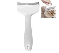 V-Tooth Deshedding Comb, Pet Hair Removal Tool, Deshedding Comb for Pets, Cat Hair Thinner for Shedding, Tight V-Shaped Teeth Desheddings Tool, Dog & Cat Grooming Brush (white,Small)