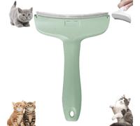 V-Tooth Deshedding Comb, V-Tooth Deshedding Comb, Shaped Teeth Shedding Combs with Ergonomic Handle, Dog & Cat Grooming Brush for Shedding (Green)