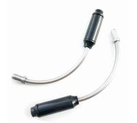 V Tubo de freno estilo libre 963D Compatible con bicicletas Sistema de frenado anti-Lock ABS V Piezas de tubo curvado de freno Guía de bicicleta Mangas protectores(ABS972-2pcs)