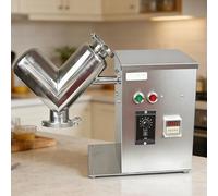 V-Type - Mezclador de polvo seco de 2 l y granulado, mezclador de alta velocidad para laboratorio, grado alimenticio y uso industrial