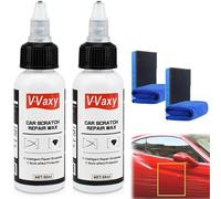 v-vaxy car reparador pintura,V-vaxy Car Scratch Repair Wax,car Scratch Remover for Vehicles,car Paint Scratch Repair Polishing Wax Kit with Sponge,v-vaxy Cera Reparadora De Arañazos En El Coche(2pcs)