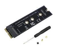 V VOILA REVE M.2 NVMe - Tarjeta adaptador SSD para MacBook Air Pro Retina mediados de 2013-2017, A1465 A1466 A1398 A1502