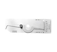 V-WAC - Medidor de soldadura, borde de mordida de costura, herramienta de medición de inspección de corte, herramienta de medición de carpintería, herramienta manual de carpintería, medición de ángulo