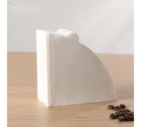 V01 V02 100pcs Papel de filtro de café cónico para Hario para V60 Gotero Filtración fina Papel de pulpa de madera para sabor limpio del café (V01)