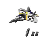 V17 Remote Control Airplane - Ready to Fly - Gravity Sensor - 4 Motors - Blue - Ages 8+