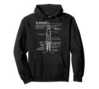 V2 Cohete alemán WW2 misil balístico Regalo Sudadera con Capucha