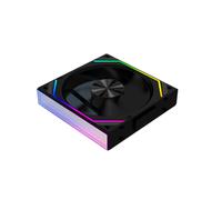 V2RS Ventilador de Caja Bloque Mágico Empalme Libre 120mm PC Computadora 12V Ventilador de Chasis Lian 3PIN 5V ARGB Luz Divina Li Negro,B