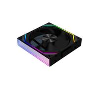 V2RS Ventilador de Caja Magic Block Empalme Libre 120 mm PC Computadora 12 V Ventilador de Chasis Lian 3PIN 5 V ARGB Divine Light Li Negro,A