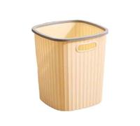 V2t9R4m7 Papelera Large Household Kitchen Bedroom Capacity Office Dormitor Living Room Garbage Bin bote de basura(Beige,Grande)