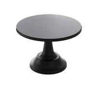 V2t9R4m7 Puesto de té de la tarde Bandeja de exhibición pan Dim Sum, estante minimalista y moderno patas altas for postres, 20cm/25cm/30cm Soporte para pasteles(Negro,25cm)