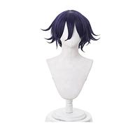 V3: Killing Harmony Ouma Kokichi Cosplay Wig for Man Boys Short Straight Anime Wig Christmas Party Gift Blue Black