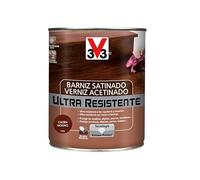 V33 BARNIZ INTERIOR ULTRA RESISTENTE SATINADO CAOBA 0,75L