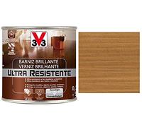 V33 - Barniz ultra resistente brillante roble oscuro 0,25l