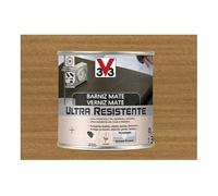 V33 - Barniz ultra resistente mate roble oscuro 0,25l