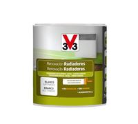 V33 Esmalte Renovación Radiadores Blanco Algodón Satinado, 0.5 L