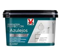 V33 Esmalte Renovation Perfection Azulejos Blanco Algodón Satinado 2L