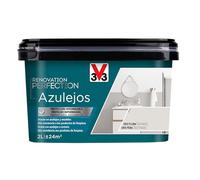 V33 Esmalte Renovation Perfection Azulejos Gris Pluma Satinado 2L