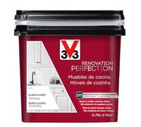 V33 Esmalte Renovation Perfection Cocina Blanco Algodón Satinado 0,75L