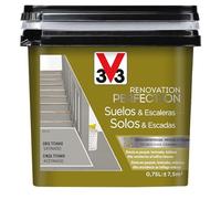 V33 Esmalte Renovation Perfection Suelos Gris Titanio Satinado 0,75L