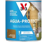 V33 Lasur Protector Agua Protect Mate Roble Oscuro 0,75L