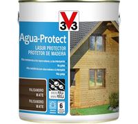 V33 Protector Decorativo De La Madera Agua Protect Mate Palisandro 0,75L