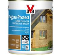 V33 Protector Decorativo De La Madera Agua Protect Mate Roble Claro 2,5L