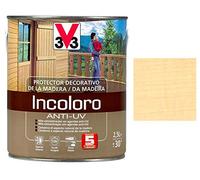 V33 Protector Decorativo De La Madera Anti UV Satinado Incoloro 2,5L