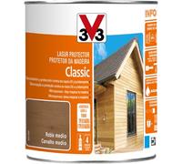 V33 Protector Decorativo De La Madera Classic Satinado Roble Medio 0,75L
