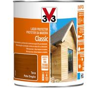 V33 Protector Decorativo De La Madera Classic Satinado Teca 0,75L