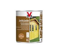 V33 Protector Decorativo de la Madera Jardín Mate Teca 0,75L