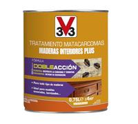 V33 Tratamiento Matacarcomas Maderas Interior Plus Incoloro 0,75L