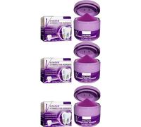 V34 Purple Teeth Whitening Powder, Teeth Whitener - Teeth Whitening Powder Mint Flavor Tooth Powder Natural Teeth Whitening Color Corrector Purple Toothpaste Powder for Tooth Stain Removal (3pcs)