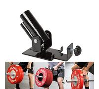 V3VOGUE Barbell T-Bar Row, Plataforma De Fil De Barra En T, Plataforma De Remo para Barras Olímpicas De 2" Y 1", Muy Adecuado para Ejercicios De Flexión De Espalda Y Piernas (Color : Black)