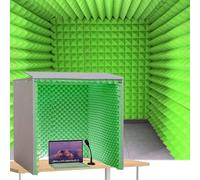 V3VOGUE Cabina Vocal Portátil, Cubierta Insonorizada De Escritorio, Paneles De Espuma A Prueba De Sonido, Levantar Claridad De Sonido, Crear Mejores Condiciones De Grabación, Espacio Privado