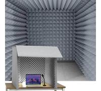 V3VOGUE Cabina Vocal Portátil, Cubierta Insonorizada De Escritorio, Paneles De Espuma A Prueba De Sonido, Levantar Claridad De Sonido, Crear Mejores Condiciones De Grabación, Espacio Privado
