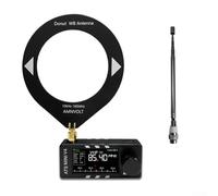 V4 SI4732 - Receptor de radio DSP con chip de control ESP32-S3, carcasa de metal CNC o ABS, recepción FM AM LSB USB, conmutación de antena Hi-Z, antena telescópica, batería de 800 mAh (CNC)
