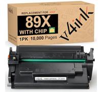 v4ink Cartucho de tóner compatible 89X (con chip) de repuesto para HP 89X 89A CF289X tóner negro para HP Enterprise M507n M507dn M507x M507dng MFP M528dn M528f M528c M528z